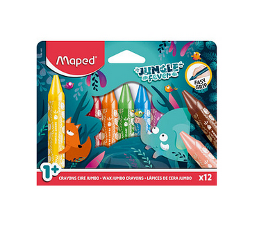 Maped Baby wax crayons 12 color