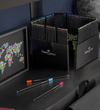 Faber Castell Black Edition Color Pencils, Cardboard Wallet of 100