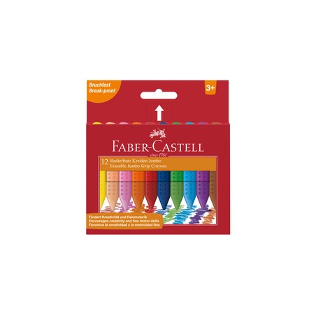 Faber Castell erasable jumbo grip crayons