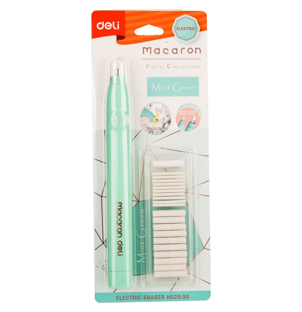 DELI MACARON Battery-Operated Eraser