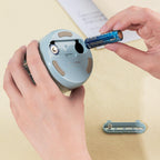 DELI ELECTRIC PENCIL SHARPENER - BLUE