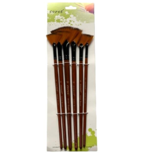 Corot brushes fan tip