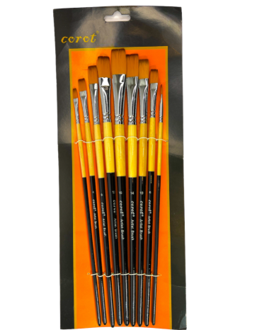 Corot brushes 9 flat tip