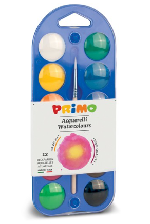 PRIMO Watercolor tablets 12x25mm