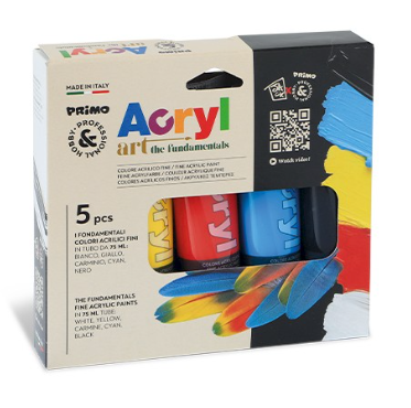 PRIMO Fine Acrylic Paint 5X75ML