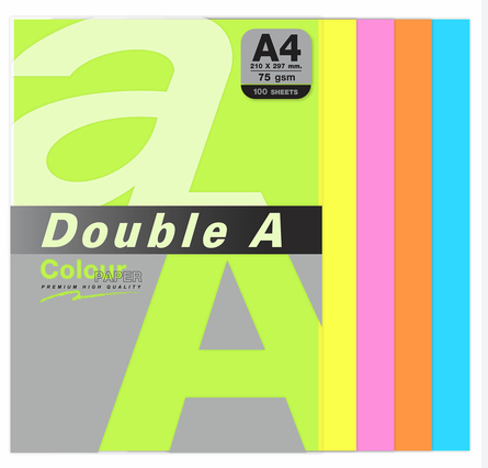 Double A color paper A4