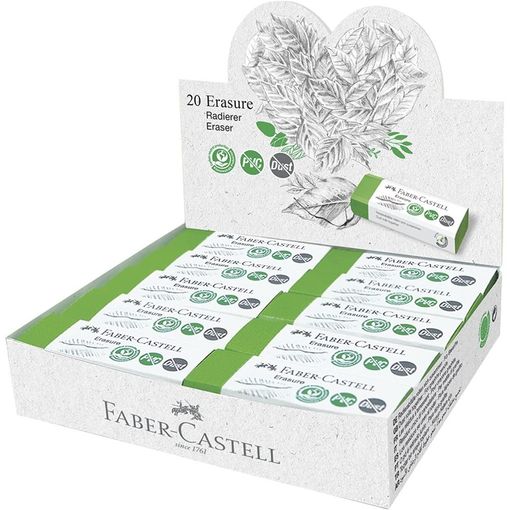 FABER-CASTELL PVC-FREE GREEN eraser